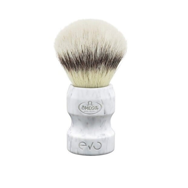 Omega shaving brush evo 2.0 marble il duca E1858