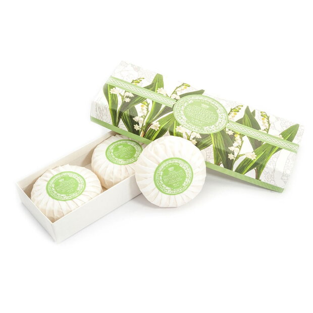 Saponificio Varesino Lily of the Valley Grecale – Soap Gift Set cont. 3x100grams soap bars 