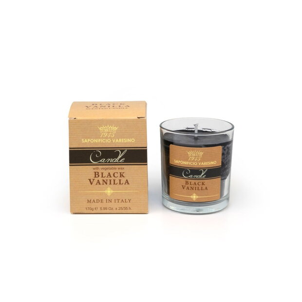 Saponificio Varesino Black Vanilla Kerze