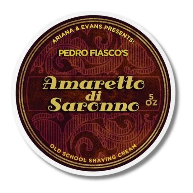 Ariana & Evans Pedro Fiasco’s Amaretto di Saronno Rasierseife