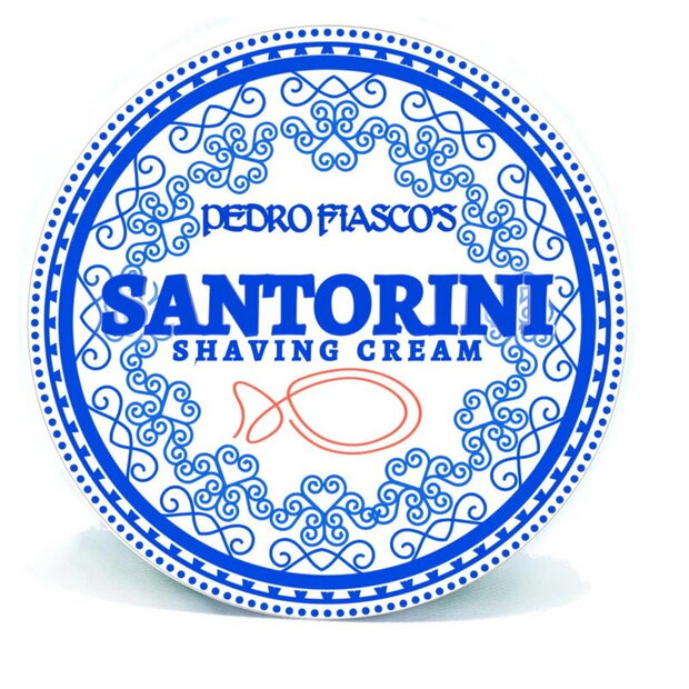 Ariana & Evans Pedro Fiasco’s Santorini Rasierseife