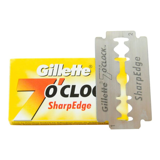 Lame da barba Gillette 7 O'clock Yellow