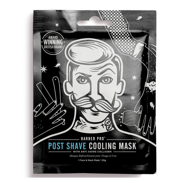 Barber Pro Post Shave Cooling Tuchmaske für Gesicht und Hals