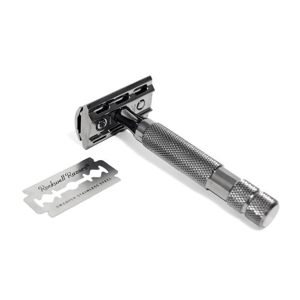 Rockwell 2C Gunmetal Safety razor