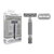 Rockwell 2C Gunmetal Safety razor