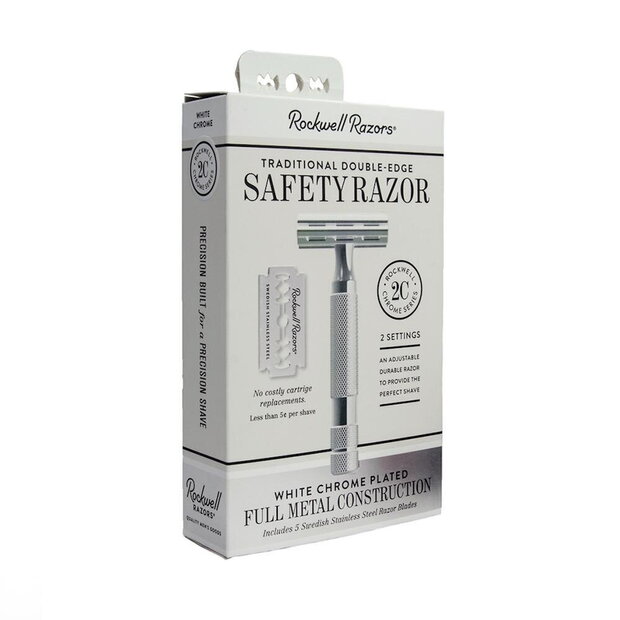 Rockwell 2C Razor-White Chrome