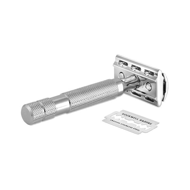 Rockwell 2C Razor-White Chrome