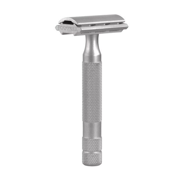 Rockwell 6S Classic Safety Razor Matte Stainless Steel 