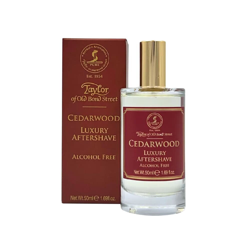 Taylor of Old Bond Street aftershave alcohol free Cedarwood 50ml 
