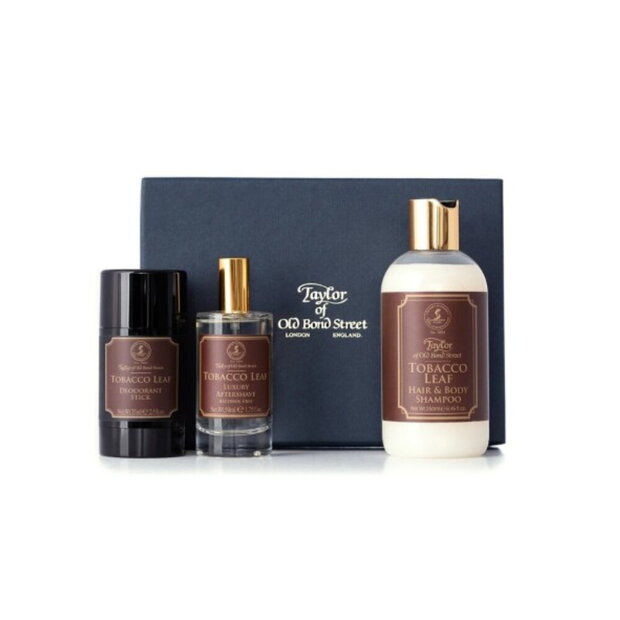 Taylor of Old Bond Street Tobacco Leaf Gift set