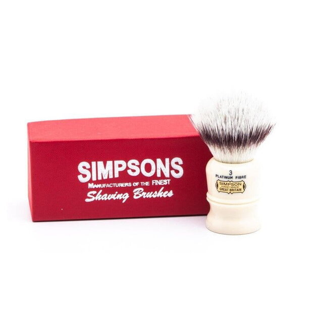 Simpsons Duke 3 Platinum Fibre Shaving brush
