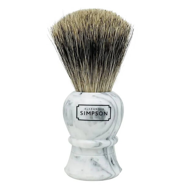 Simpson Islington Faux Grey Italian Marble L Rasierpinsel