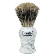 Simpson Islington Faux Grey Italian Marble L Shaving brush: primary picture