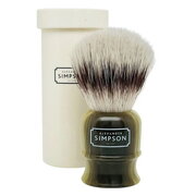 Simpson Highbury Faux Horn S Travel Shaving Brush: primary picture
