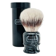Simpson Highbury Faux Ebony Marble S Travel Shaving Brush: primary picture