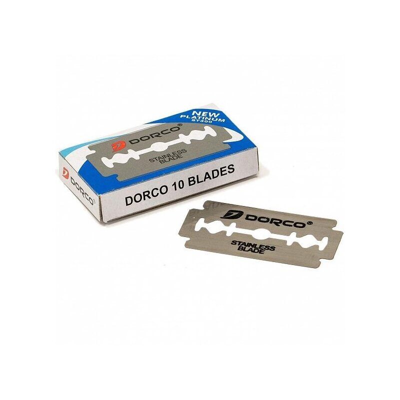 10 double edge razor blades Dorco ST300 