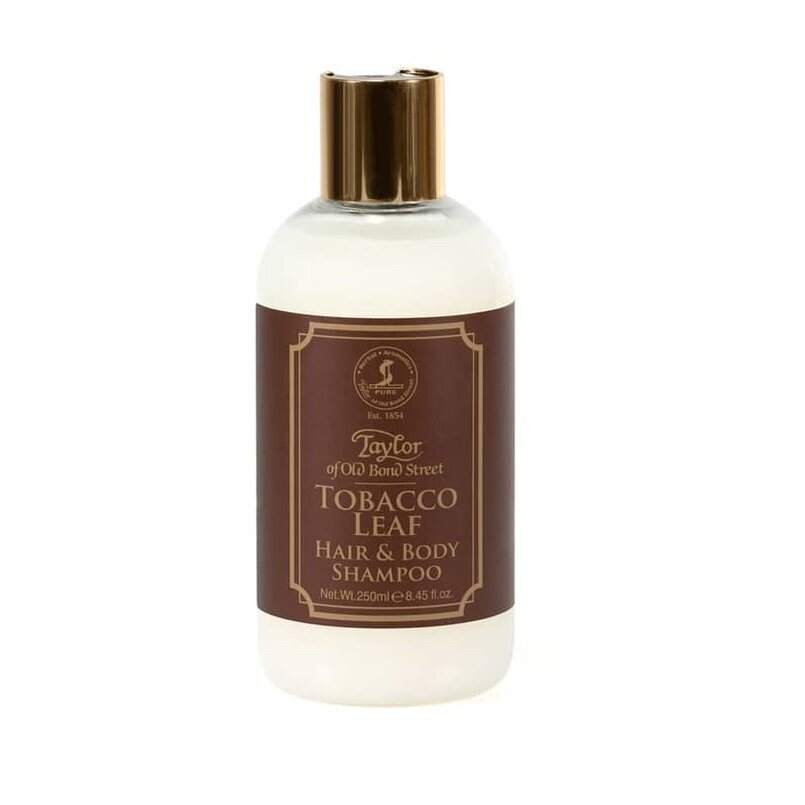 Tobacco Leaf Hair and Body Shampoo 250ml Taylor of Old Bond 