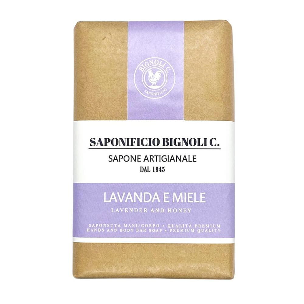 Saponificio Bignoli hand and body soap Lavender and Honey 150g 