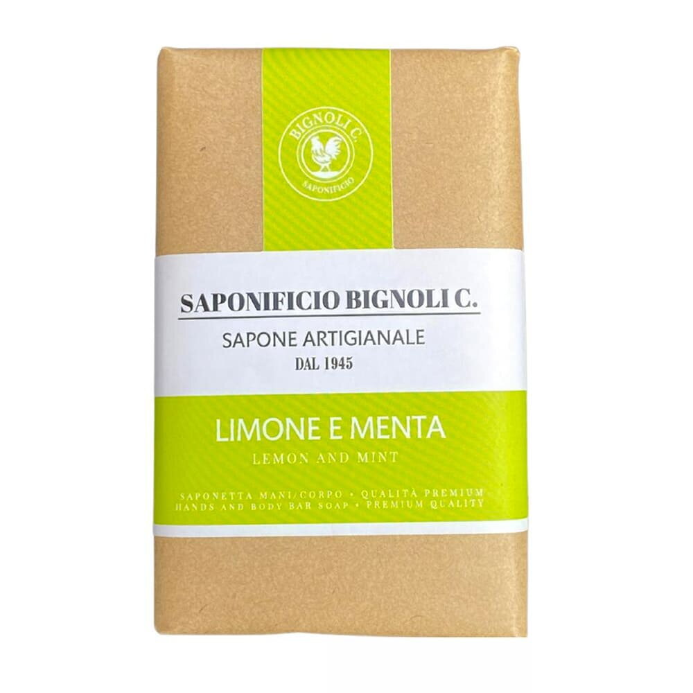 Saponificio Bignoli hand and body soap Lemon and Mint 150g 