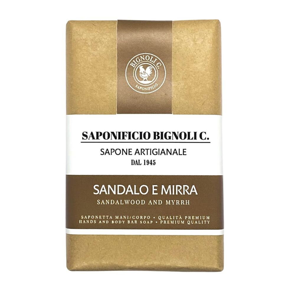 Saponificio Bignoli hand and body soap Sandalwood and Myrrh 150g 