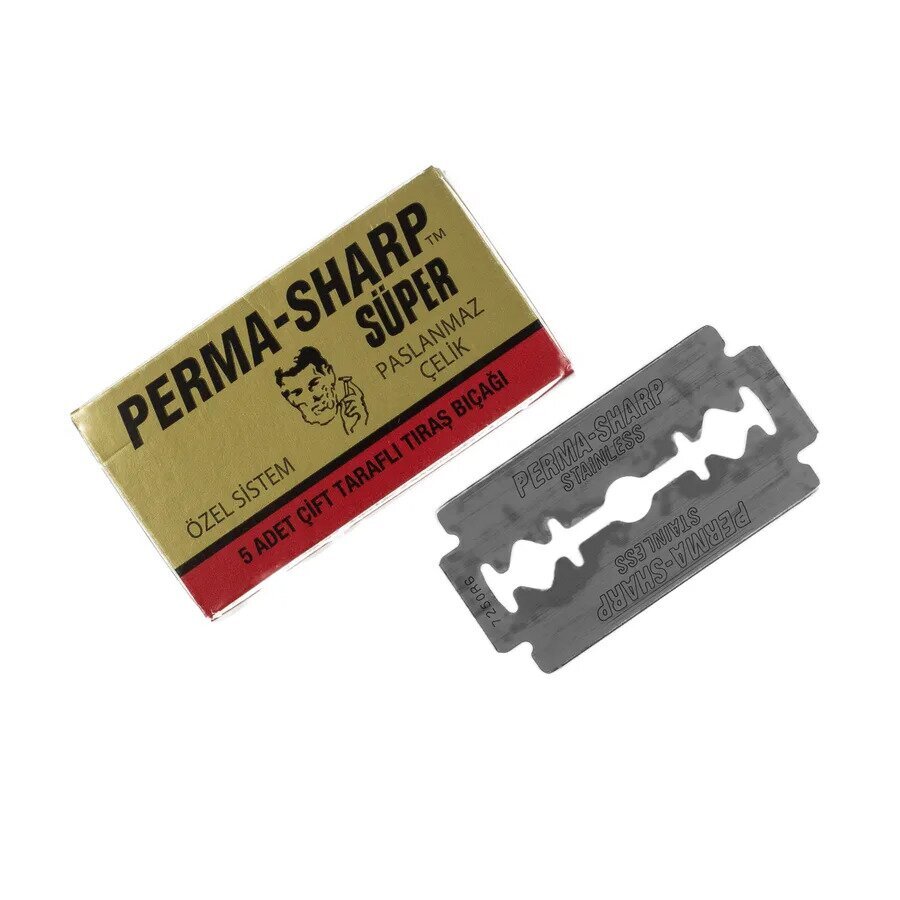 Perma-Sharp 5 double edge razor blades 