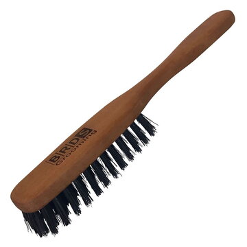 BRDS beard brush nylon and horsehair long handle size l