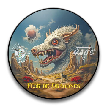 HAGS shaving soap Flor De Dragones - Shaving Soap, 114g