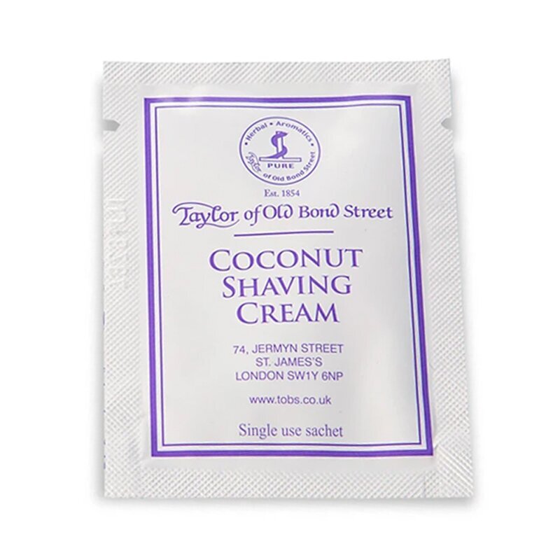 Taylor Of Old Bond Street Coconut Shaving Cream Sample 5ml 