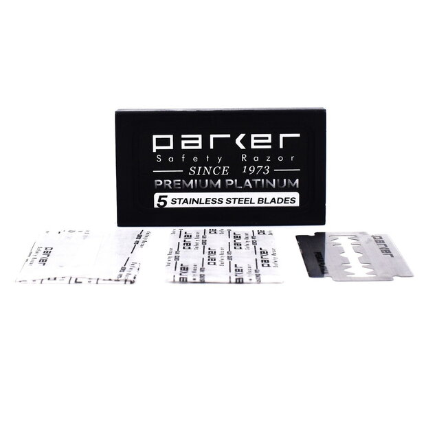 Lame da barba Parker Premium Platinum
