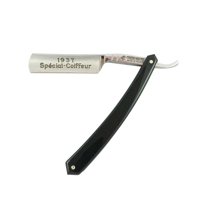 Thiers-Issard 5/8 Straigh Razor Special Coiffeur Black Plastic 