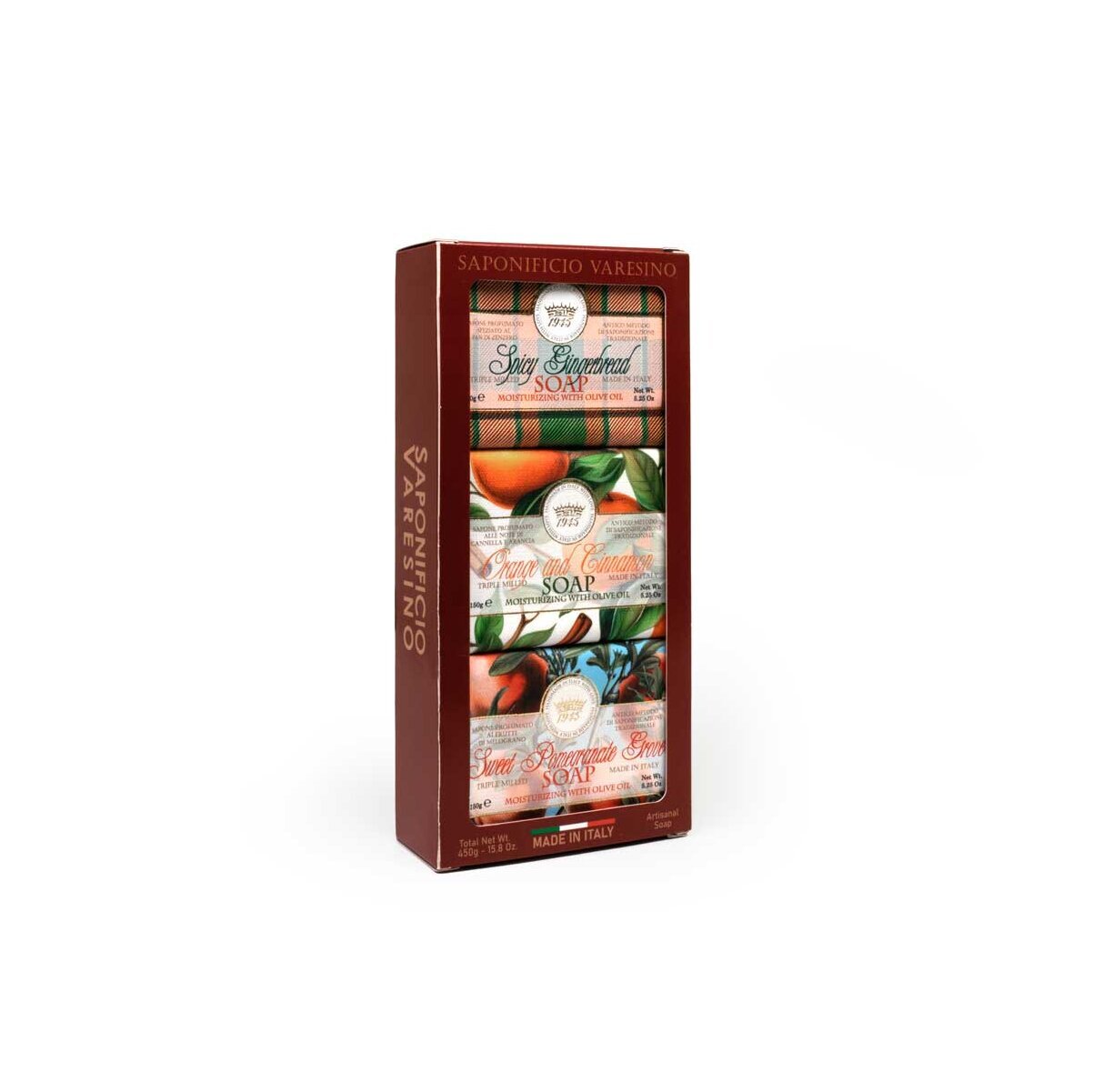 Saponificio Varesino Christmas Mix - 3 x 150 g set 