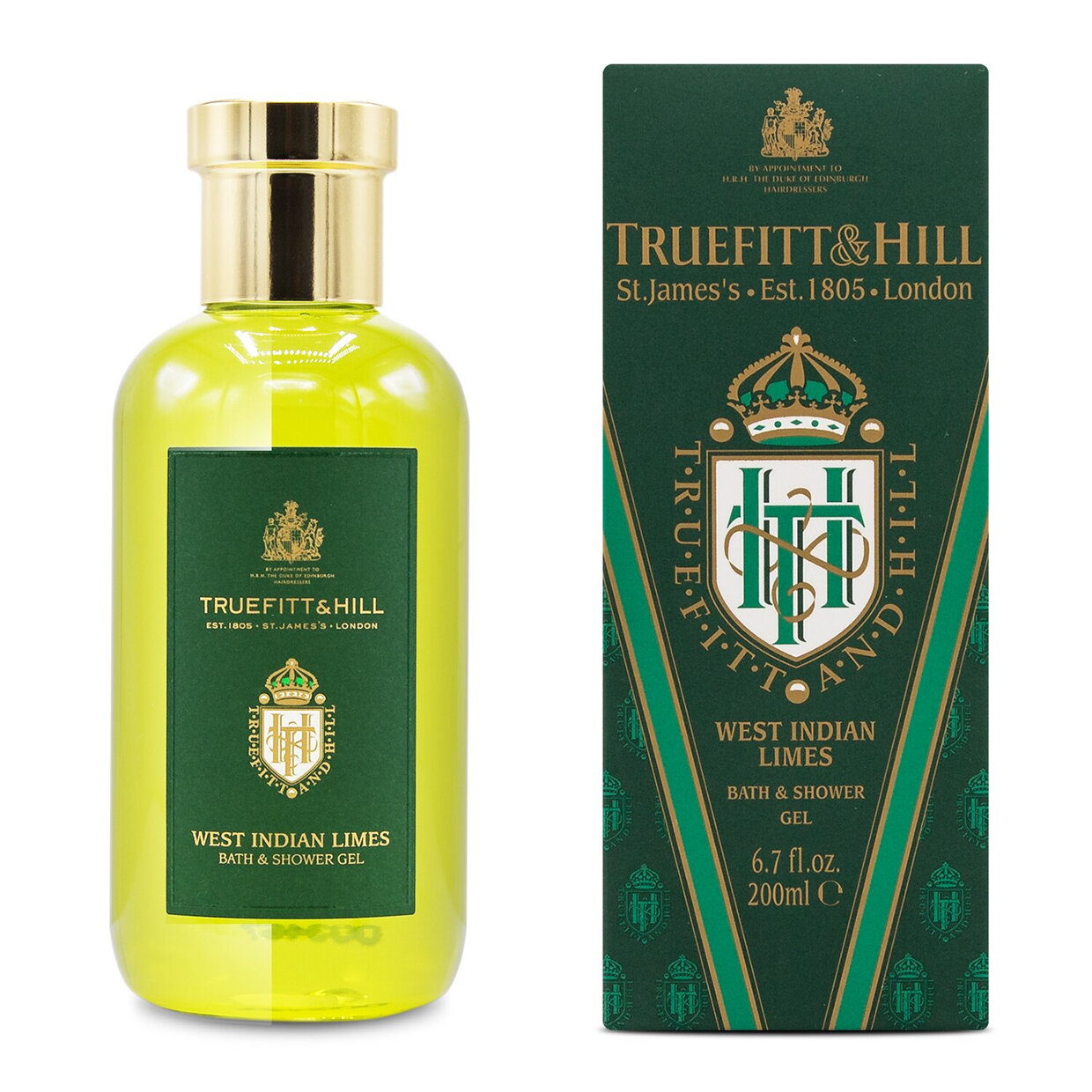 Truefitt & Hill West Indian Limes Bath / Shower Gel 200ml 