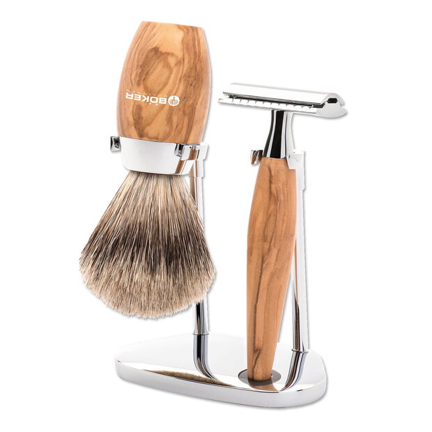 Supporto per rasoio e pennello Boker shaving stand