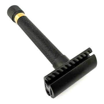 Parker Safety Razor Variant Adjustable Black Gold Version