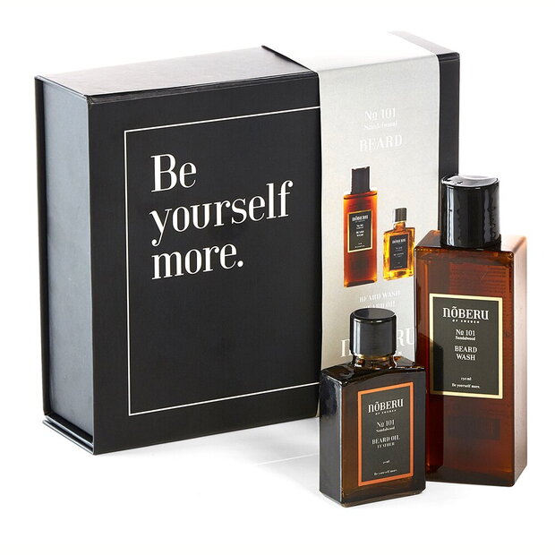 Noberu of Sweden Sandalwood Beard Set Bart-Geschenkset
