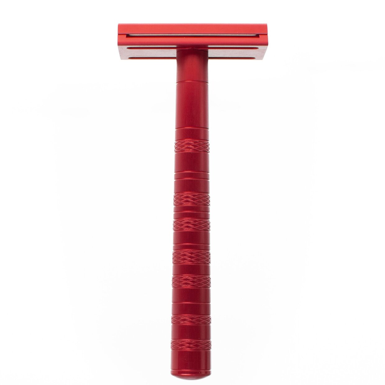 Henson Shaving Rocket Red Aluminum Medium Safety Razor 