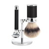 Muehle TRADITIONAL - Pure Badger Shaving brush, safety razor, and stand set 