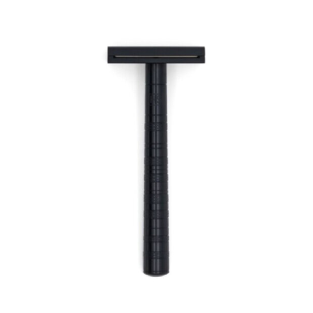 Henson Shaving Jet Black Aluminum Medium Safety Razor