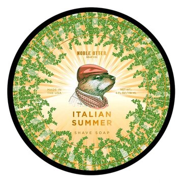 Noble Otter shaving soap Italian Summer 118ml
