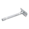 Merkur SAFETY RAZOR 22C SATIN−CHROME−PLATED, straight and open tooth comb 