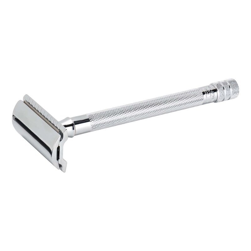 Merkur SAFETY RAZOR 24C LADIES, CHROME−PLATED, EXTRA LONG HANDLE, inkl. 10 blades 