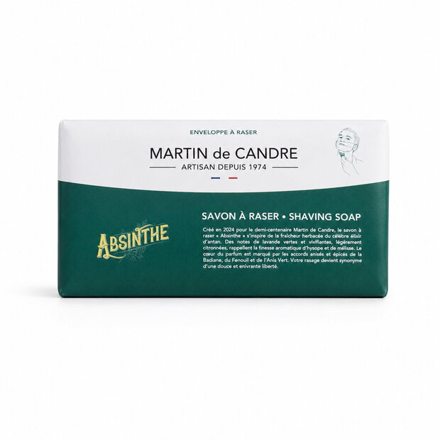 Martin de Candre Absinthe Shaving soap envelope