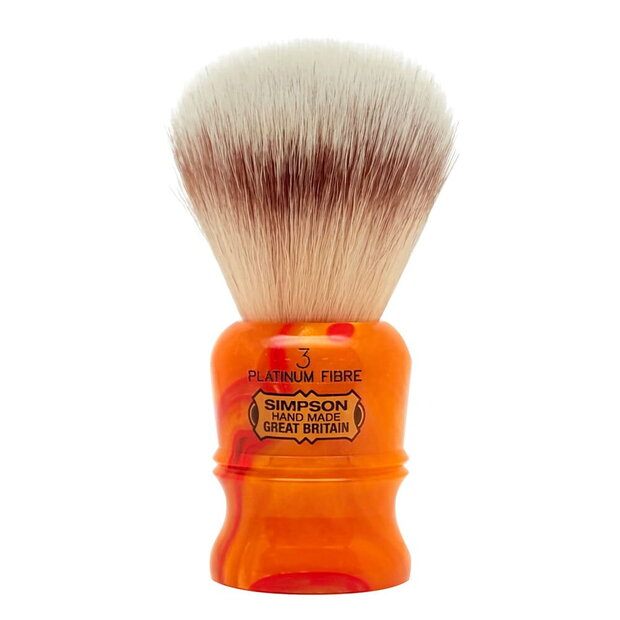 Simpsons Duke 3 Sunspot Orange Shaving brush
