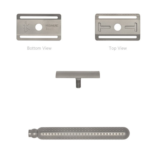 Tatara Masamune Ti Double-edge razor