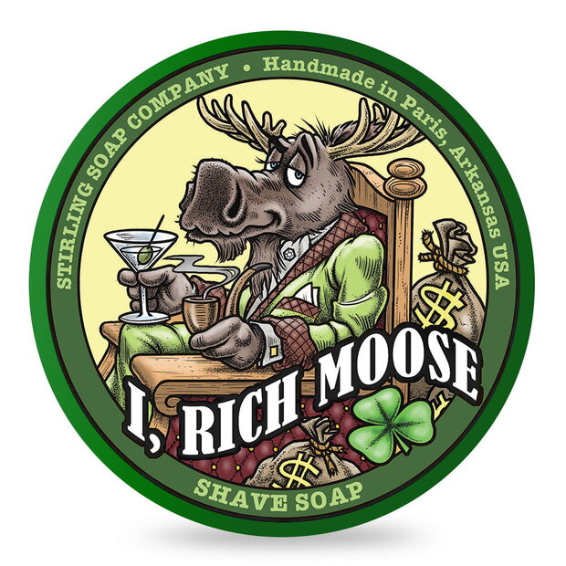 Stirling I, Rich Moose Shaving soap