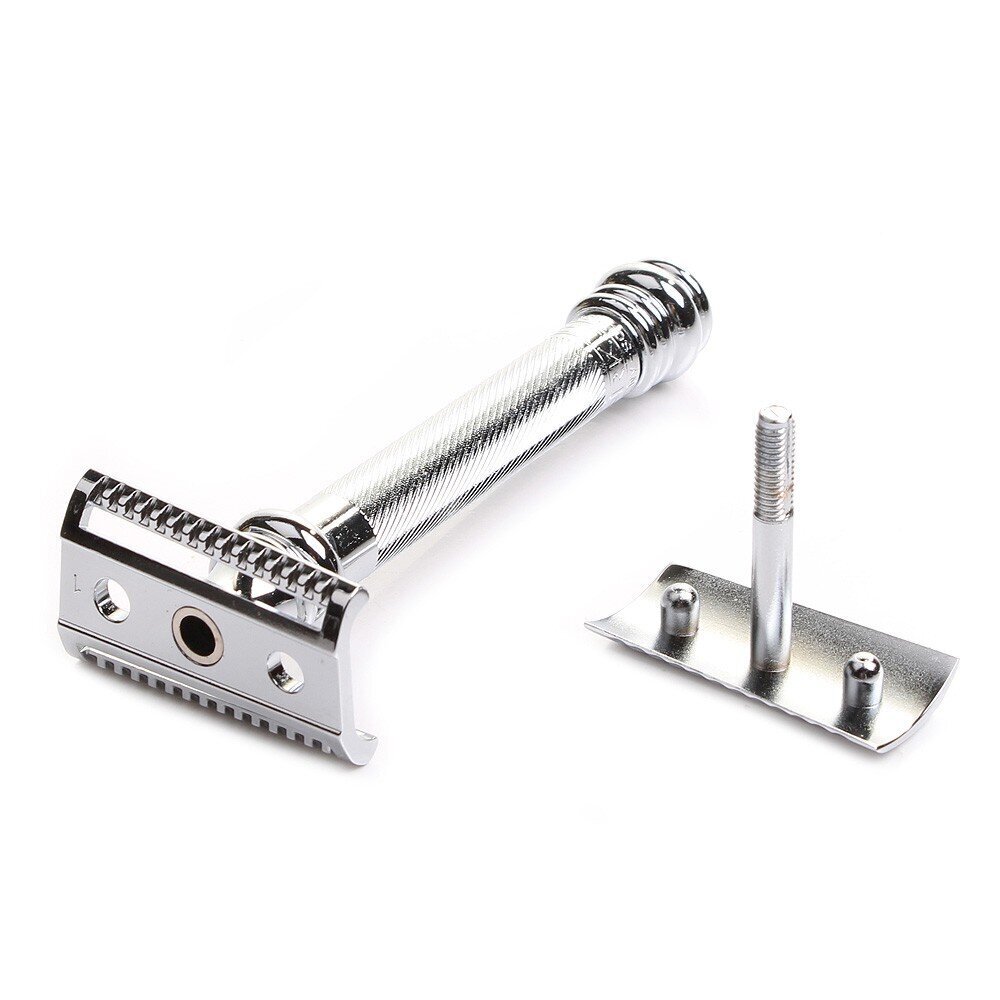 Merkur DE Slant Razor 39C, Long Handle, Bright Chrome 