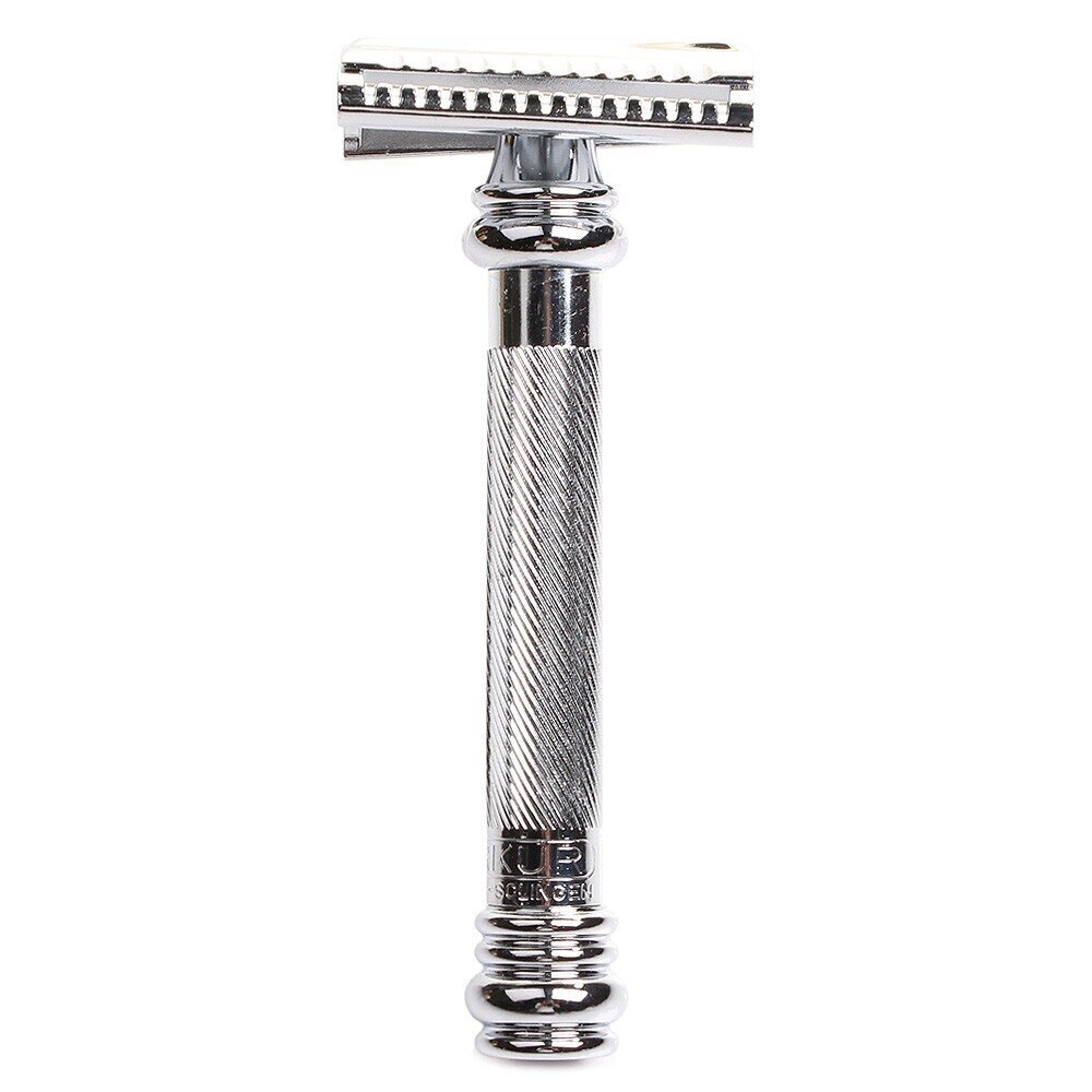 Merkur DE Slant Razor 39C, Long Handle, Bright Chrome 