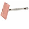 Merkur Pink Coloured Blade Protector Made of Leather for Safety Razors 