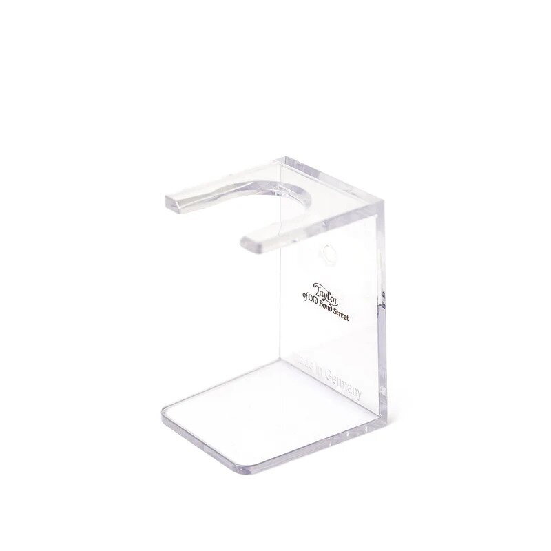 Taylor Of Old Bond Street shaving brush stand clear 
