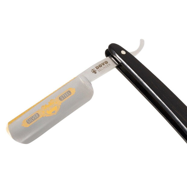 Straight razor Dovo Prima Ebony Silver Steel 5/8